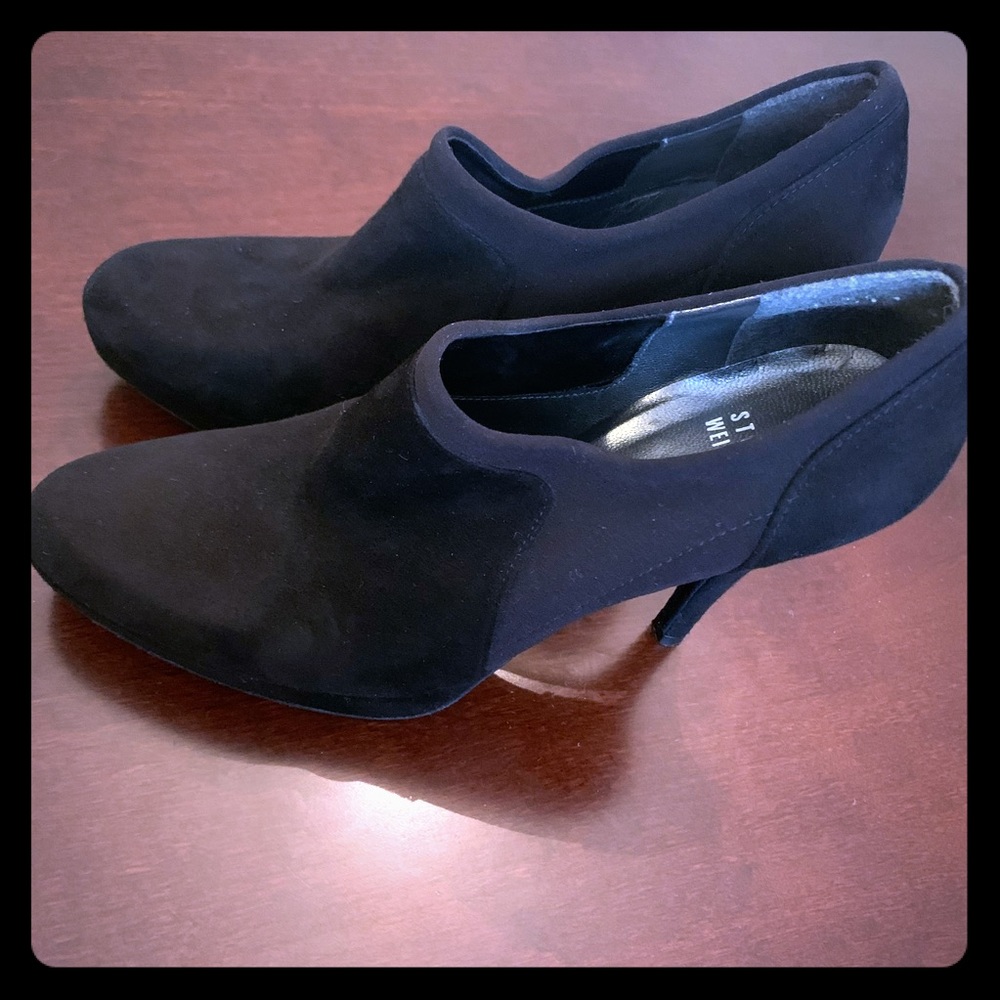Stuart Weitzman Suede Stiletto Booties